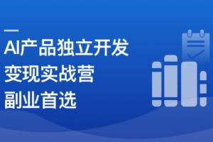 AI产品独立开发变现实战营-自由职业 副业首选（已完结）