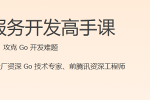 Go服务开发高手课
