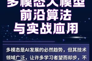 多模态大模型 前沿算法与实战应用（完结）