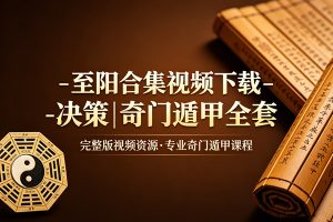 至阳合集视频下载-决策|奇门遁甲全套