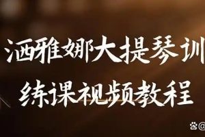 洒雅娜大提琴视频课-铃木3大提琴第三册