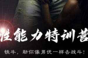 (勃起、持久、控制、耐受力+手技+口技)铁牛7天性能力训练营