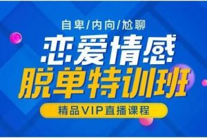 恋爱补习班魔鬼训练营九颜私教课程（恋爱男必备）