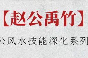 赵公禹竹《杨公风水技能深化系列课》教学视频