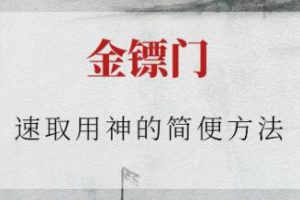 金镖门《速取用神的简便方法》教学视频