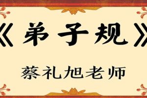 蔡礼旭-细讲讲座视频全集
