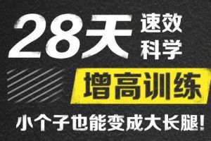 刘洹增高视频《28天速效科学增高训练》