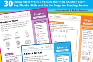 Scholastic学乐自然拼读练习册《Week-by-Week Phonics Packets》，循序渐进学习自然拼读 PDF