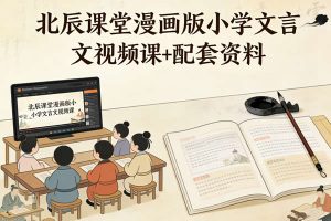 北辰课堂漫画版小学文言文视频课+配套资料