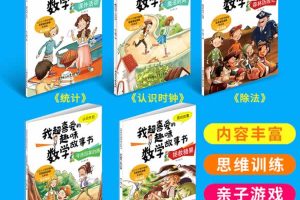 【原版】数学启蒙书籍《我超喜欢的趣味数学书》1-6年级全6册电子书