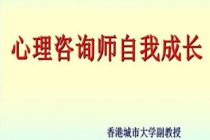 【李艳莹】心理咨询师的自我成长全8讲