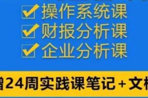 微淼理财进阶全套操作系统课/财报与企业分析课，助你实现财务自由