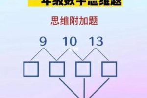 【学而思】小学一年级数学思维训练（教学视频）