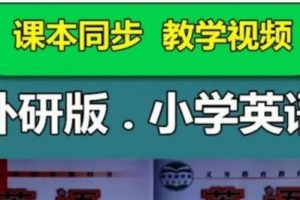 [外研社一起点]外研版小学六年级英语下册同步教学网课(43讲)
