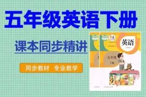 人教版PEP小学五年级英语下册同步教学网课视频(31讲）