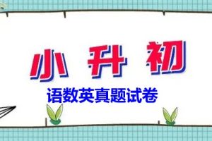 2023小升初招生语数英真题试卷94套集锦
