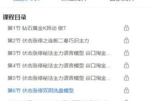 主力量化语言模型 伏击涨停秘法