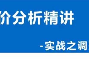 谭记恩-量价分析系统第四期之实战调整篇