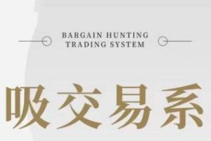 《低吸交易系统》股市低吸战法视频教程