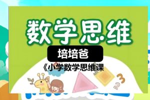 培培爸《小学数学思维课》网课视频