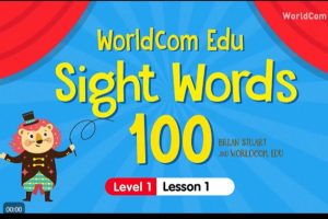 WorldCom Edu美国原版Sight Words 100 L1-L6全套教学视频