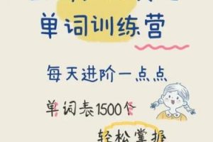 【常青藤爸爸】剑桥少儿英语单词训练营1500词文档