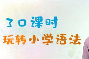 学而思夏川30课时玩转小学语法全