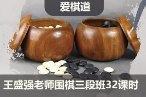 【爱棋道】王盛强老师围棋三段班32课时