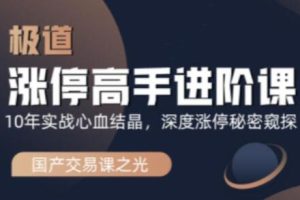 《涨停高手进阶课》视频教学