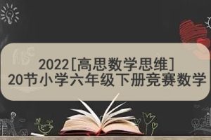 2022[高思数学思维]20节小学六年级下册竞赛数学同步课程