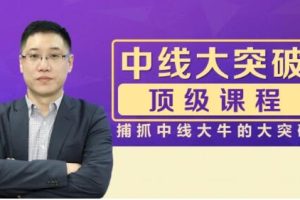 李晓光分享《中线大突破顶级课程》中线突破的选股