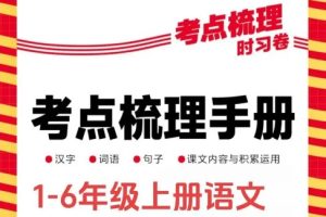 2024王朝霞考点梳理手册（1-6下冀教数学）