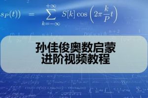 孙佳俊奥数启蒙进阶视频教程
