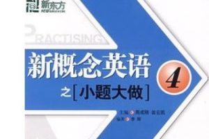 新概念英语练习册《小题大做》练习试题卷 全四册 PDF打印版