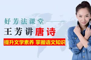 好芳法课堂《王芳讲唐诗》共38讲视频课程  网课视频