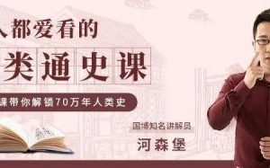 袁硕《人类进化史》人类通史课视频课程