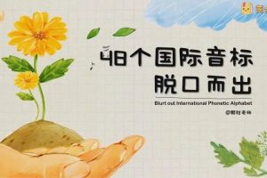 芝士小课《玩转48个国际音标》，脱口而出说英语趣味教学实操课程