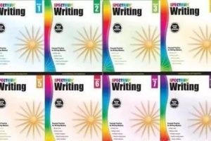 美国最畅销的儿童教育工具书系列《Spectrum Spelling》拼写练习册GK-G6共7册PDF