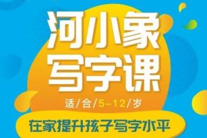河小象写字课-中级练字课视频