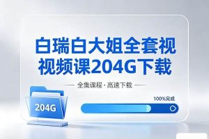 白瑞白大姐全套视频课204G下载