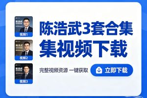 陈浩武3套合集视频下载