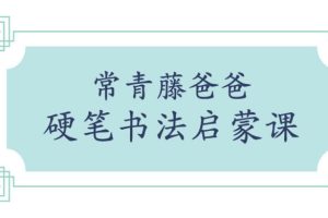 《常青藤爸爸爸硬笔书法启蒙课》160集视频+字帖合集下载