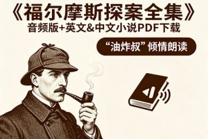 《福尔摩斯探案全集》音频版+英文&中文小说PDF下载-(“油炸叔”)倾情朗读