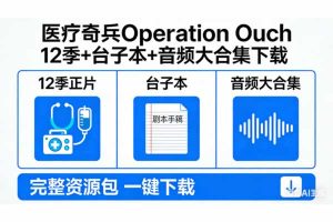 医疗奇兵Operation Ouch 12季+台子本+音频大合集下载