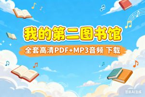 英文绘本故事《我的第二图书馆》全套高清PDF+MP3音频
