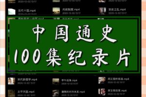 《中国通史》高清100集全套下载-央妈推荐纪录片