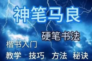 神笔马良硬笔书法74节视频