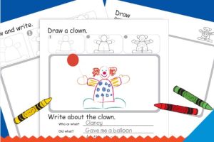 《Draw Then Write G1-3》PDF下载-Evan-Moor创意英语写作启蒙练习册