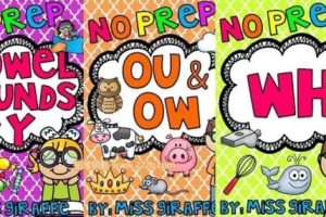 自然拼读练习册《Phonics No Prep Massive MEGA Bundle》共28册PDF