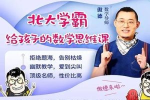 《北大学霸给孩子的数学思维课》傲德视频课程共83集